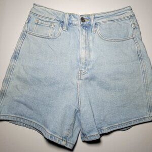 KanCan Womens Light Blue 5 Pocket Denim Shorts Size 26